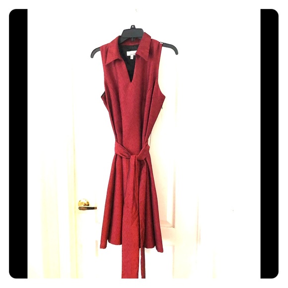 Signature by Robbie Bee Dresses & Skirts - Red Dress w/Semi-Formal Flair